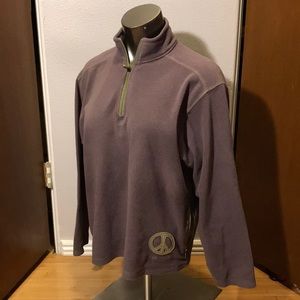 Women’s Life is Good Light Purple Fleece sz Large